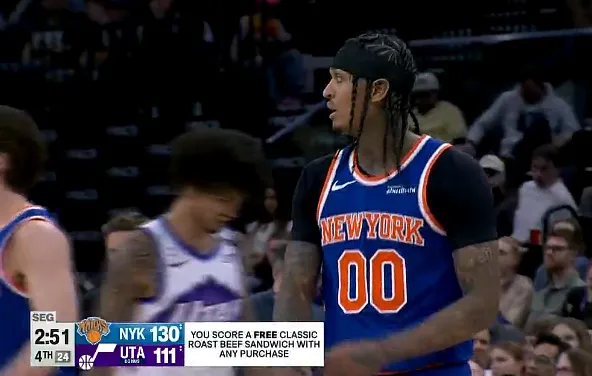 开云体育官网-克拉克森末节5中5砍下13分，尼克斯末节轰出34-17逆转爵士